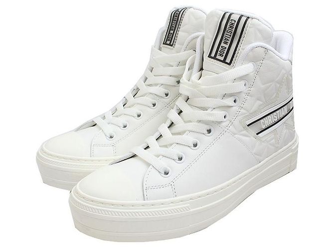 Dior Baskets montantes blanches