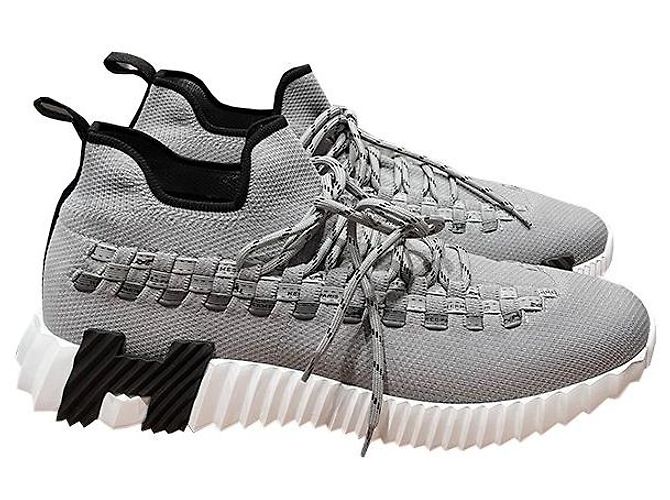 Hermès Baskets Flex MULTICO GRIS Multicolore