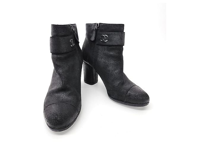 Botines Chanel Negro 