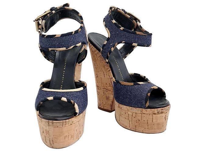 Giuseppe Zanotti Sandali Blu 