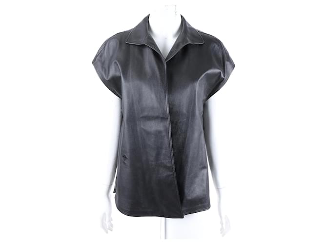 Dior Lederweste Schwarz 