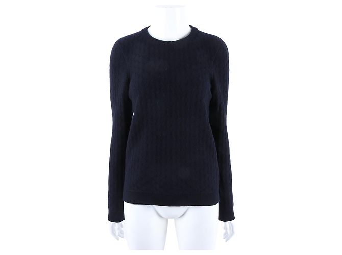 Hemd aus Kaschmir von Hermès Blau 