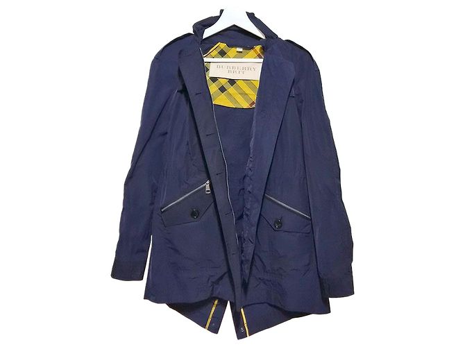 Burberry Brideline Windbreaker Pullover Blau