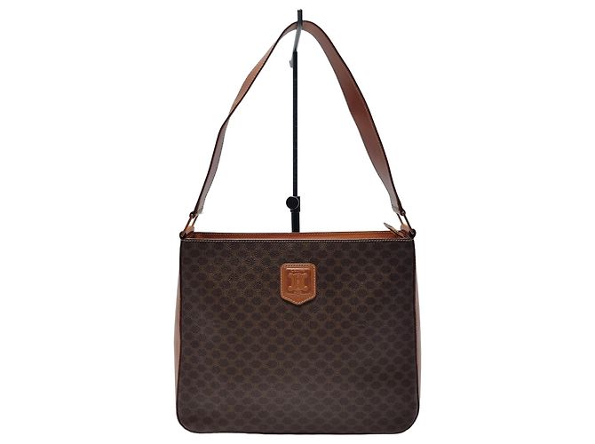 Céline Borsa a Spalla Triomphe Macadam Marrone 