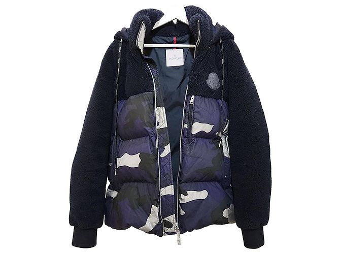 Moncler Moletom acolchoado Giannaloro Horn Camo Preto