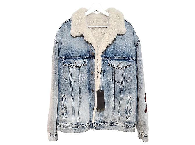 Gucci Shearling Denim Jacket