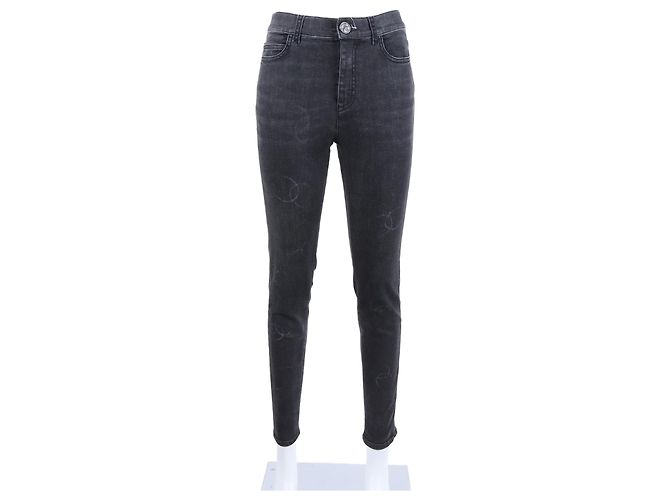 Chanel Denim Pants Black