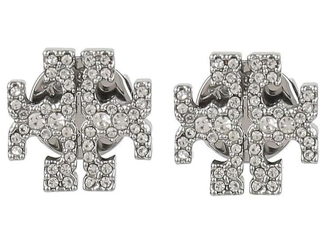 Tory Burch Orecchini Kira Pavé Argento