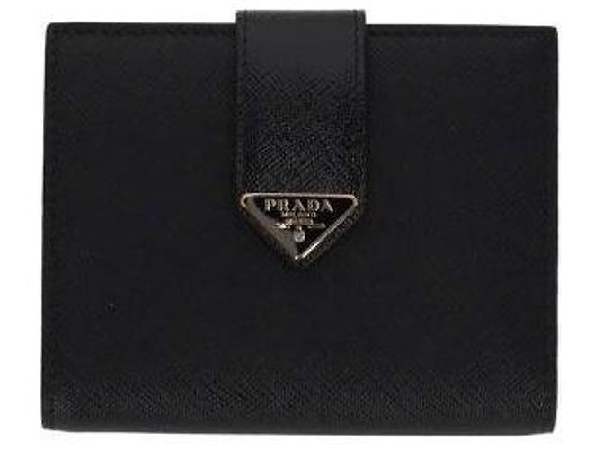 Prada Saffiano Leather Cardholder Black