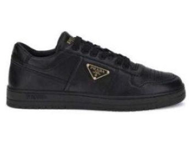 Prada Baskets en Cuir Downtown Noir