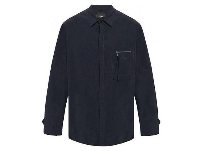Fendi Camisa de nylon Azul 