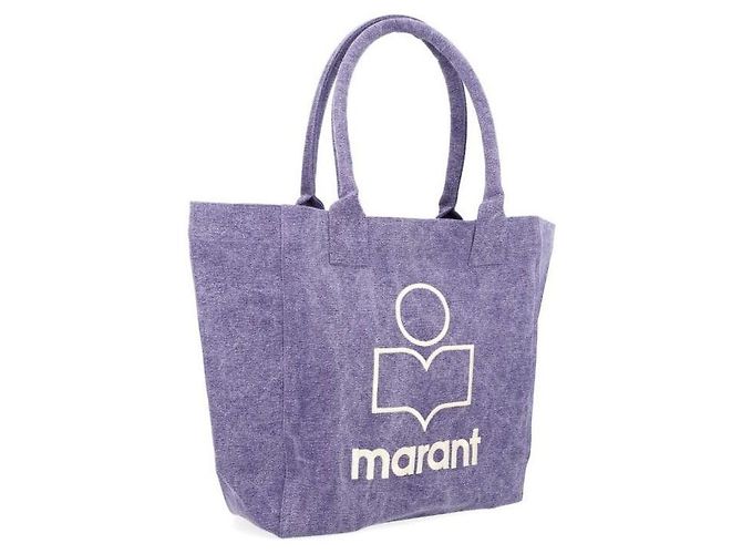 Isabel Marant Bolsa tote com pequeno logo Roxo