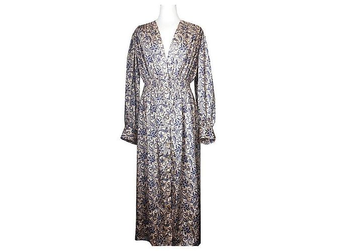 Sandro Vestido con estampado Paisley Multicolor