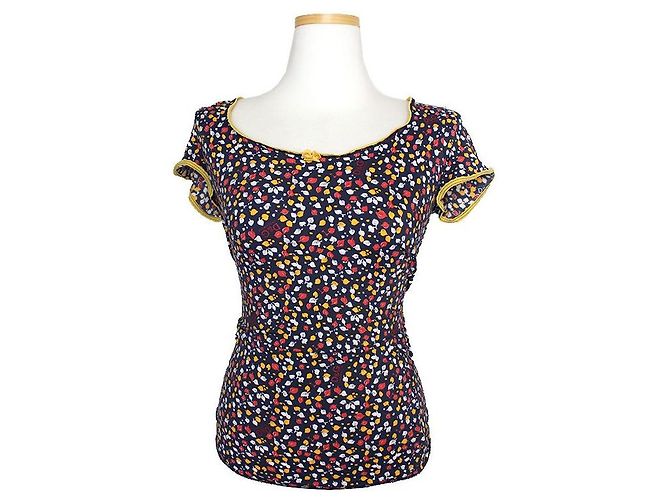 Dolce & Gabbana Top Interno Floreale Dolce Gabbana Blu