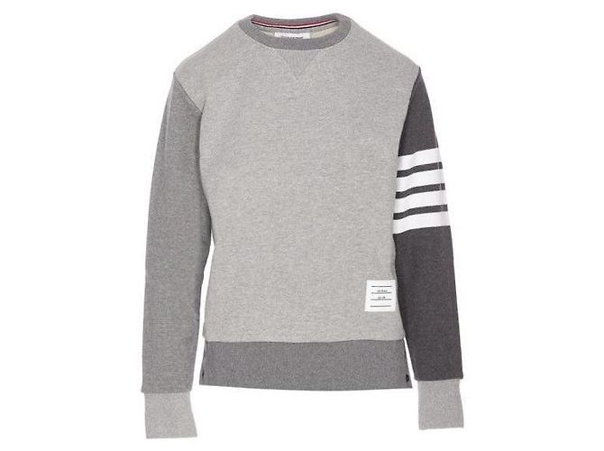 Thom Browne Suéter Loopback Clássico Marrom 