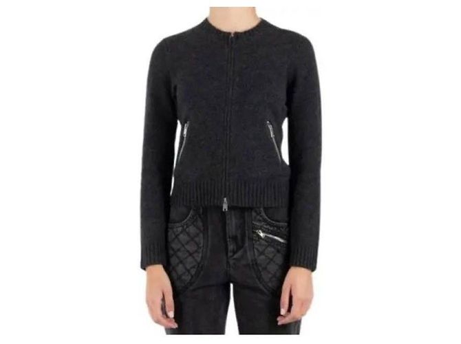 Isabel Marant Strick mit Reißverschluss Braun 
