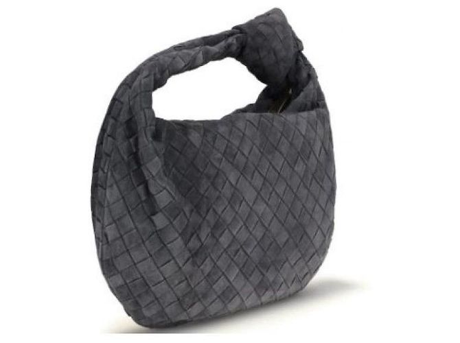 Bottega Veneta Sac Jodie en daim Marron