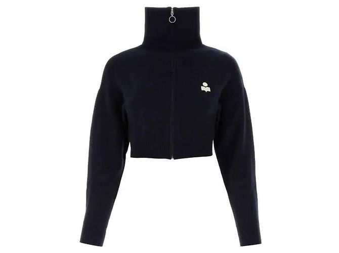 Isabel Marant Maille zippée Bleu