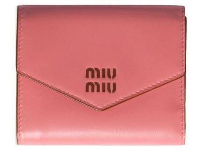 Miu Miu Small Leather Wallet Brown