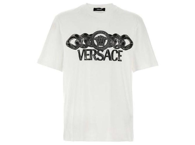 Versace Medusa On Chain T-Shirt Weiß