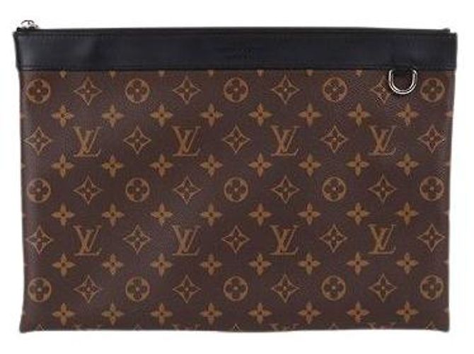Louis Vuitton Borsa Clutch GM Monogram Discovery Marrone