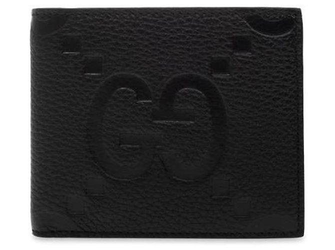 Gucci Jumbo GG Bi-fold Wallet Black