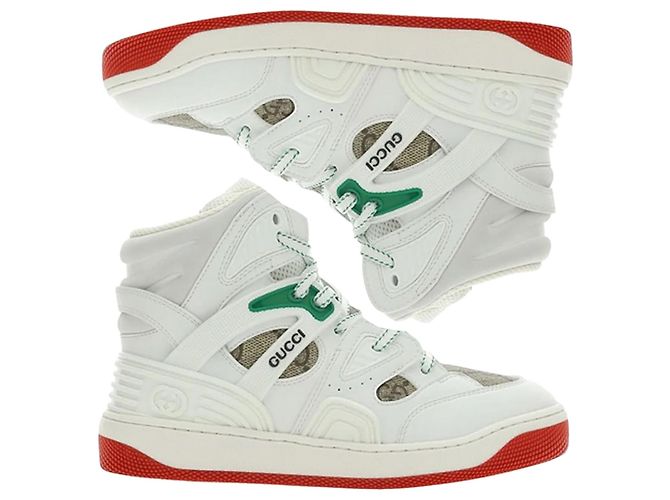 Gucci Sneakers con lacci per bambini Bianco