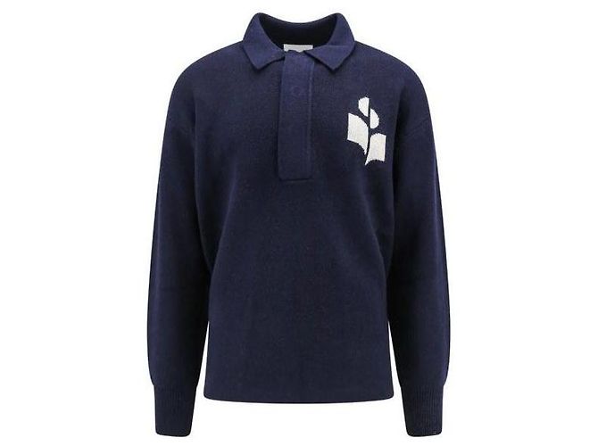 Isabel Marant Polo-Strick Blau 