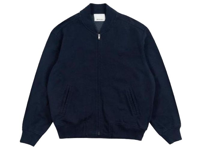 Isabel Marant Jersey Bomber Jacket Blue