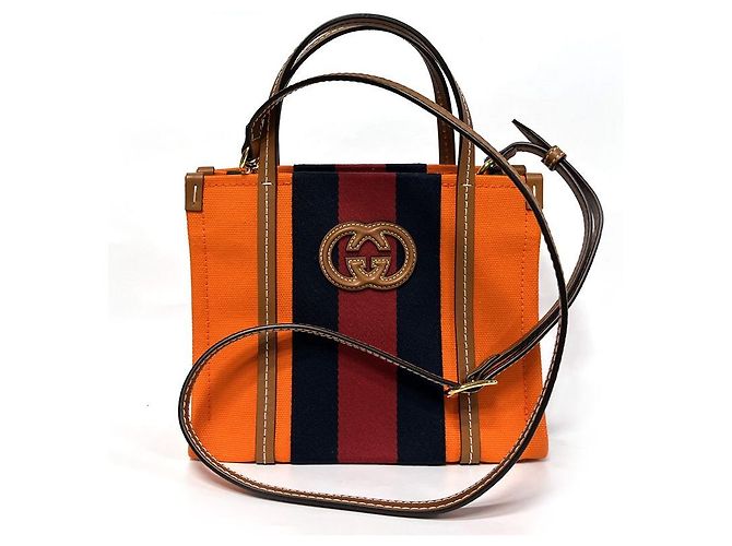 Gucci Mini Bolsa Tote Interconectada FABCL Multicolor