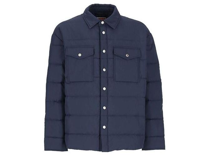Kenzo Camisa overshirt acolchoada Azul