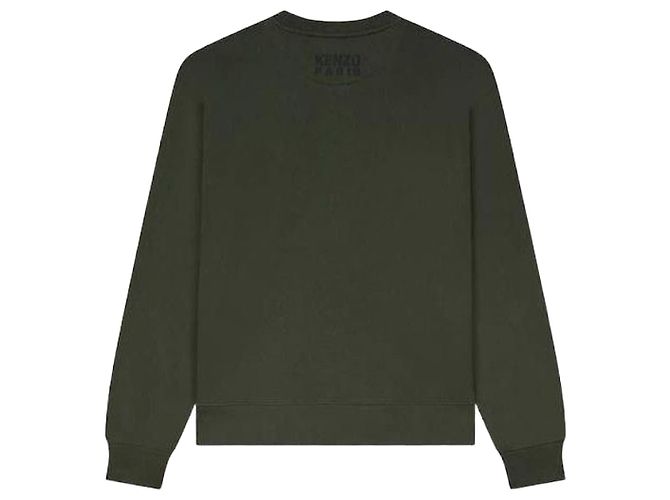 Kenzo Happy Tiger Embroidered Sweatshirt Brown