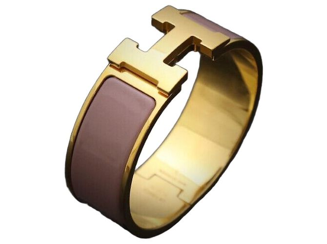 Hermès Click Clack PM Oro Rosa 