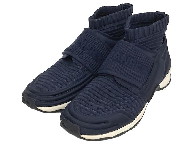 Baskets Chanel Bleu