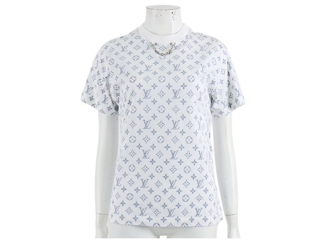 Kurzarmshirt von Louis Vuitton Blau