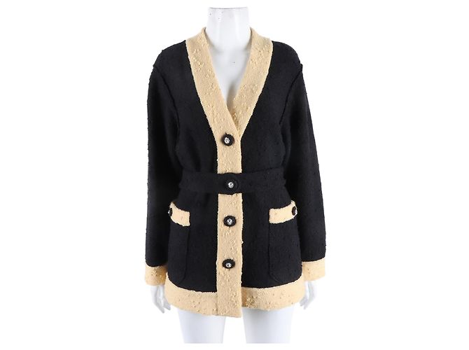 Chanel Wollcardigan Schwarz