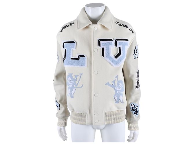 Giacca Bomber Louis Vuitton Bianco
