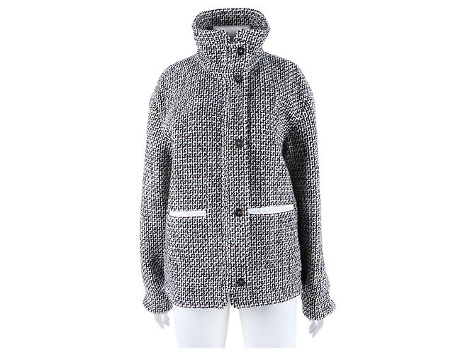 Wendbarer Reißverschluss-Pullover von Chanel Blau