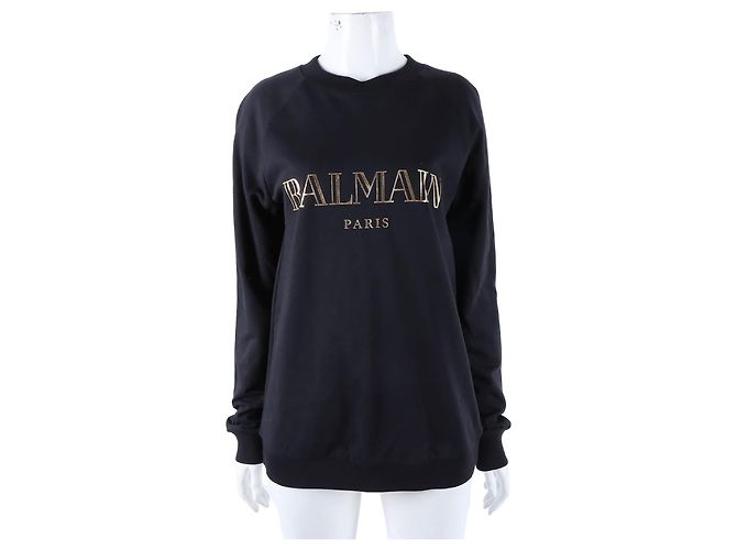 Balmain Langarm Schwarz 
