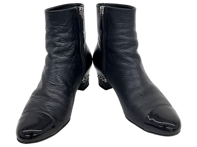 Botines Chanel Negro