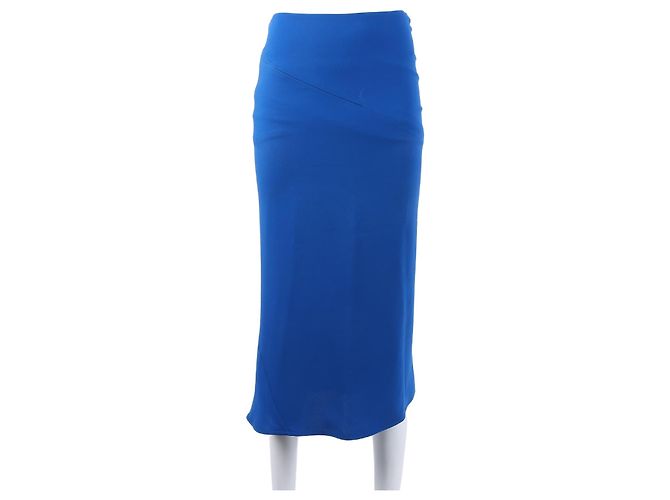 Hermès Gonna di Seta Blu