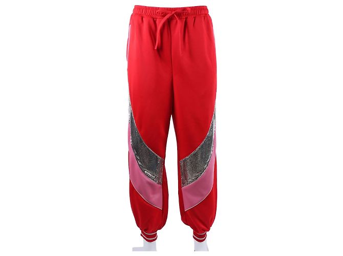 Gucci Training Banding Pants Red