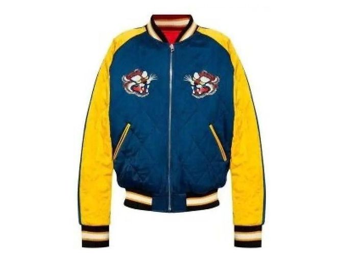 Kenzo Star Tiger Souvenir Jacket Blue