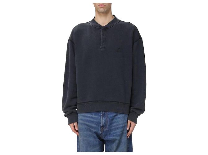 Isabel Marant Suéter Henley Preto