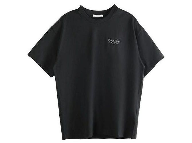 Givenchy T-shirt en coton avec imprimé logo estampé