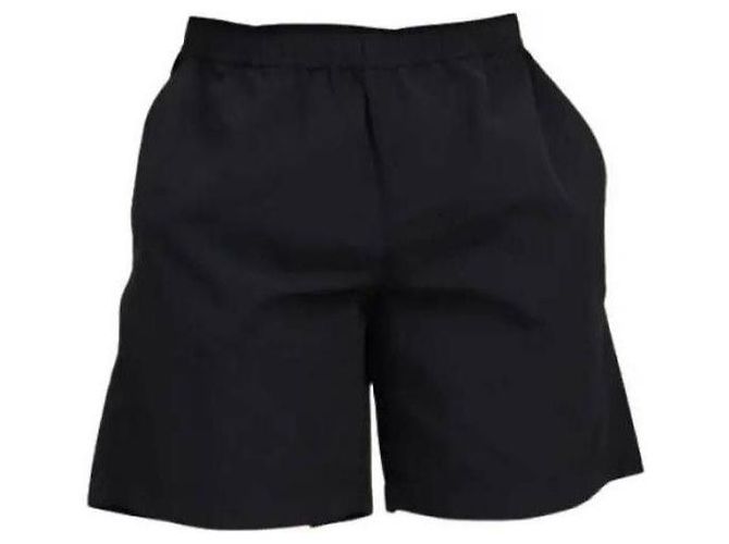 Moncler Schwimmshorts mit schwarzem Logo-Patch