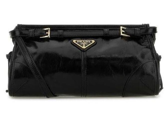 Prada Piccola borsa a spalla in pelle Nero