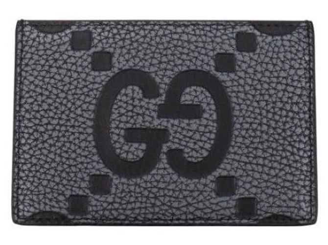 Gucci Maxi GG Card Wallet AAECE Brown