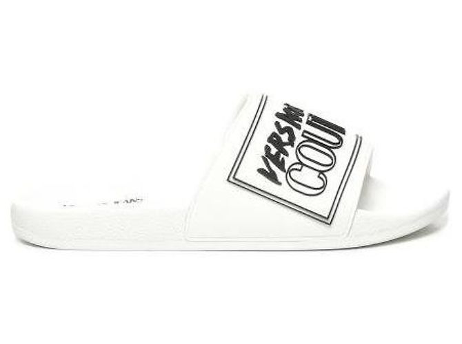 Versace Logo Slider Slide White