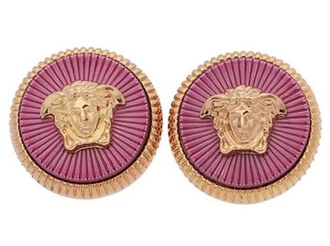 Versace Boucles d'oreilles Medusa Big Stud Rose